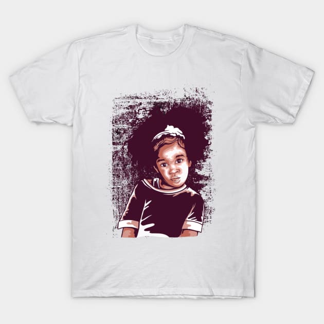 black girl T-Shirt by BK55